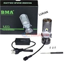 Bóng đèn led bi cầu R03 siêu sáng xe WAVE, FUTURE... chân H4
