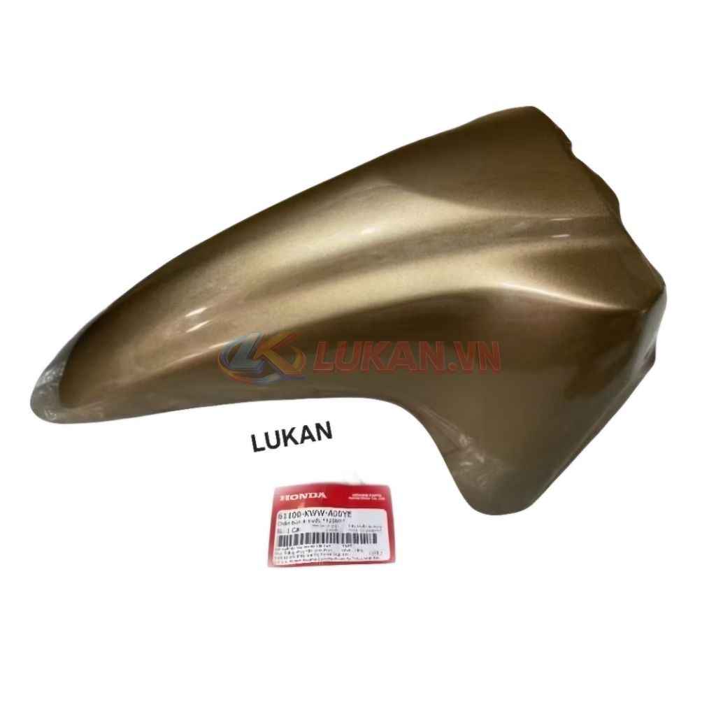 Nhựa dè chắn bùn trước xe WAVE S110, RS, RSX.... Vàng đồng zin 61100-KWW-A00YE - Ảnh 4