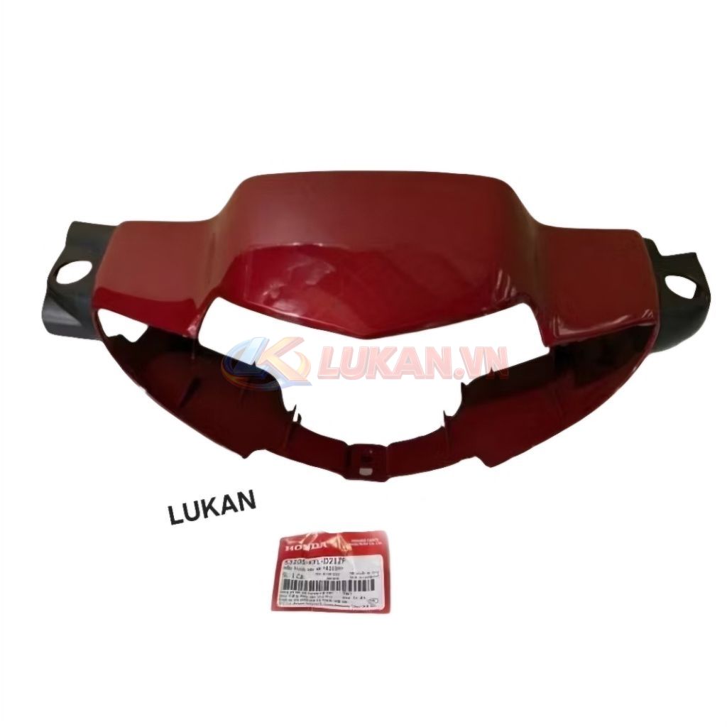 Nhựa ốp võ đầu đèn trước WAVE ALPHA đời đầu Đỏ zin Honda - Ảnh 4