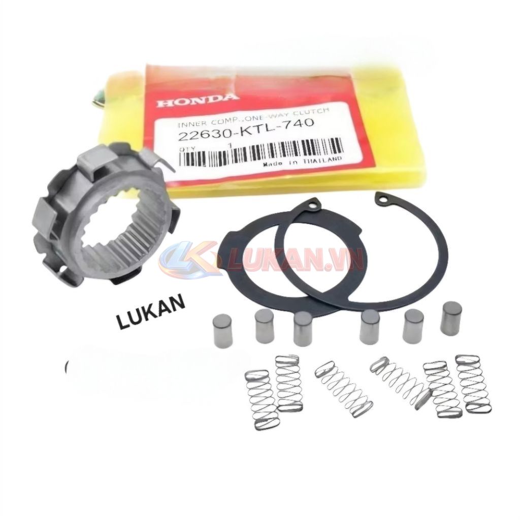 Bộ đạn rế, phe bi chuông nồi côn WAVE A, RS, S100, RSX... zin - Ảnh 2