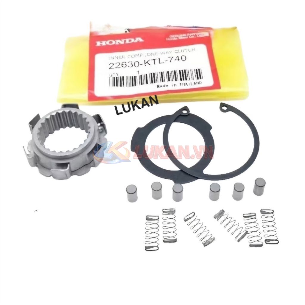Bộ đạn rế, phe bi chuông nồi côn WAVE A, RS, S100, RSX... zin - Ảnh 4