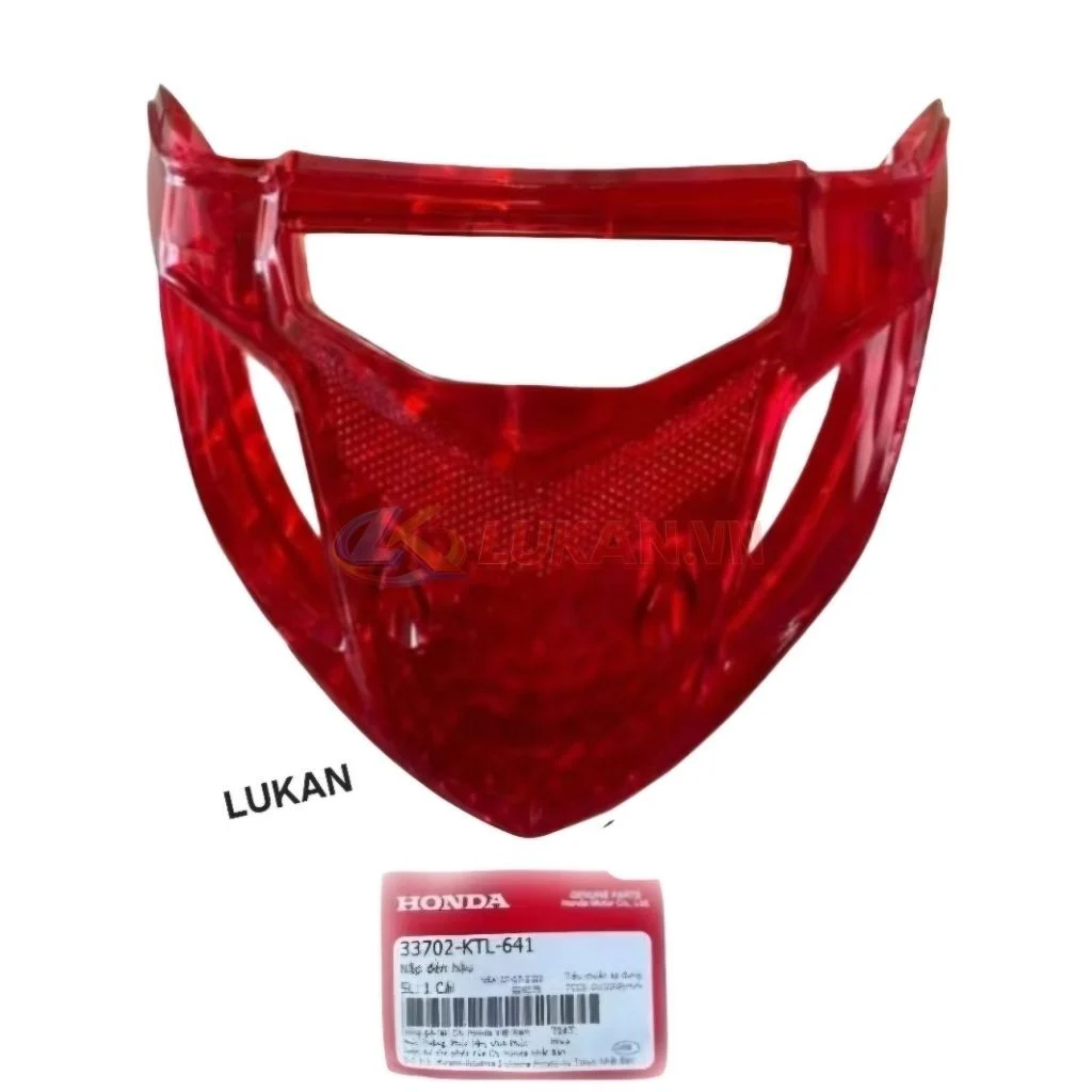 Nắp chụp võ đèn hậu stop đỏ WAVE A, ALPHA, RS, S100... zin Honda 33702-KTL-641