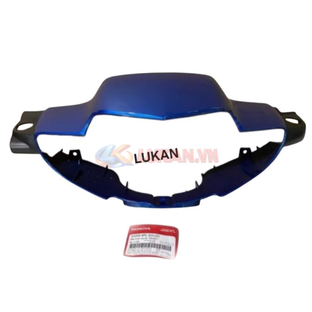 Nhựa ốp võ đầu đèn trước WAVE ALPHA đời đầu Xanh ngọc, bàn thờ zin - Ảnh 3