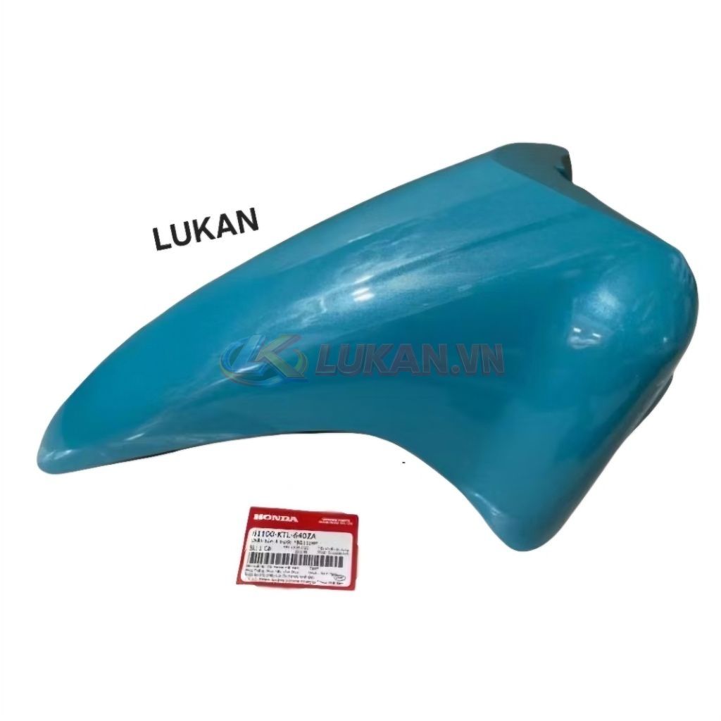 Nhựa dè chắn bùn trước xe WAVE A, RS, S100.... Xanh dương zin 61100-KTL-640ZA - Ảnh 2