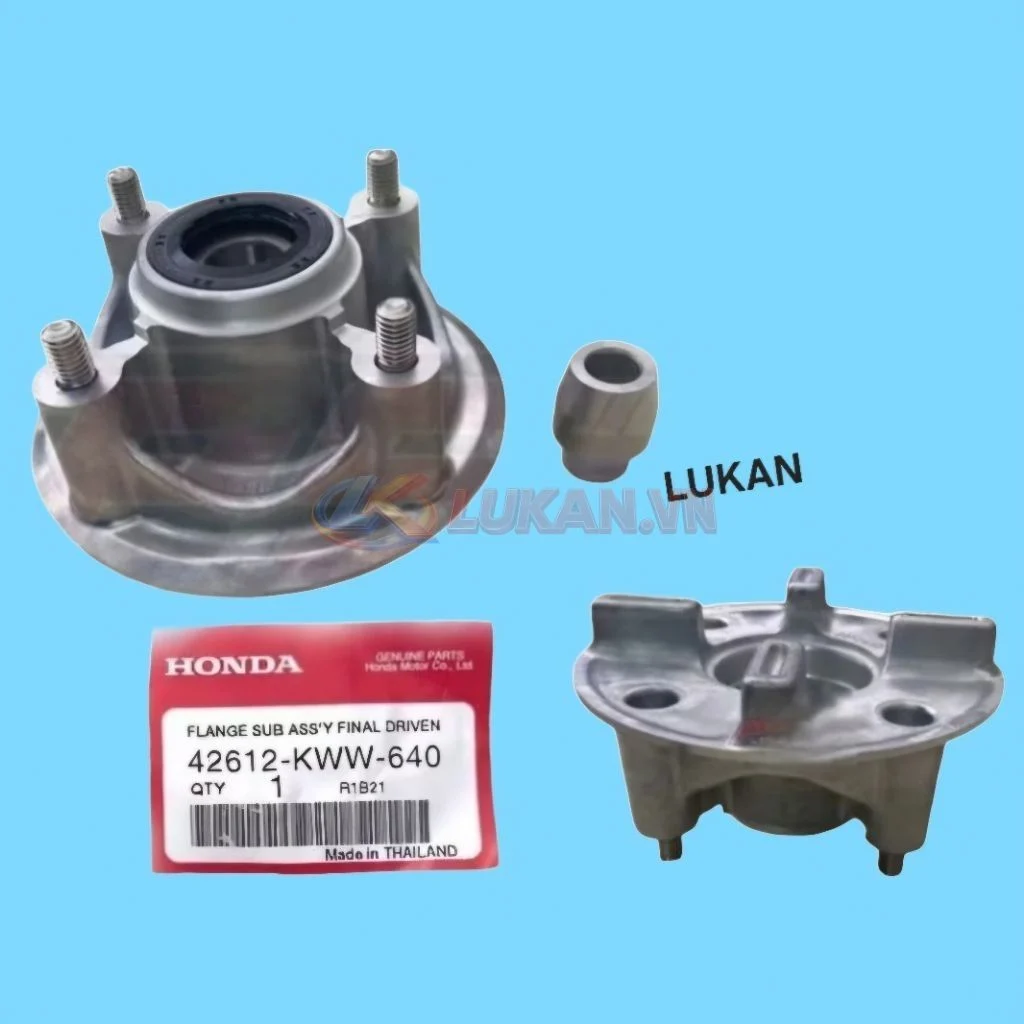 Cùi dĩa nhông tải, đùm bánh sau WAVE S110, RSX, ALPHA 110... zin 42612-KWW-640