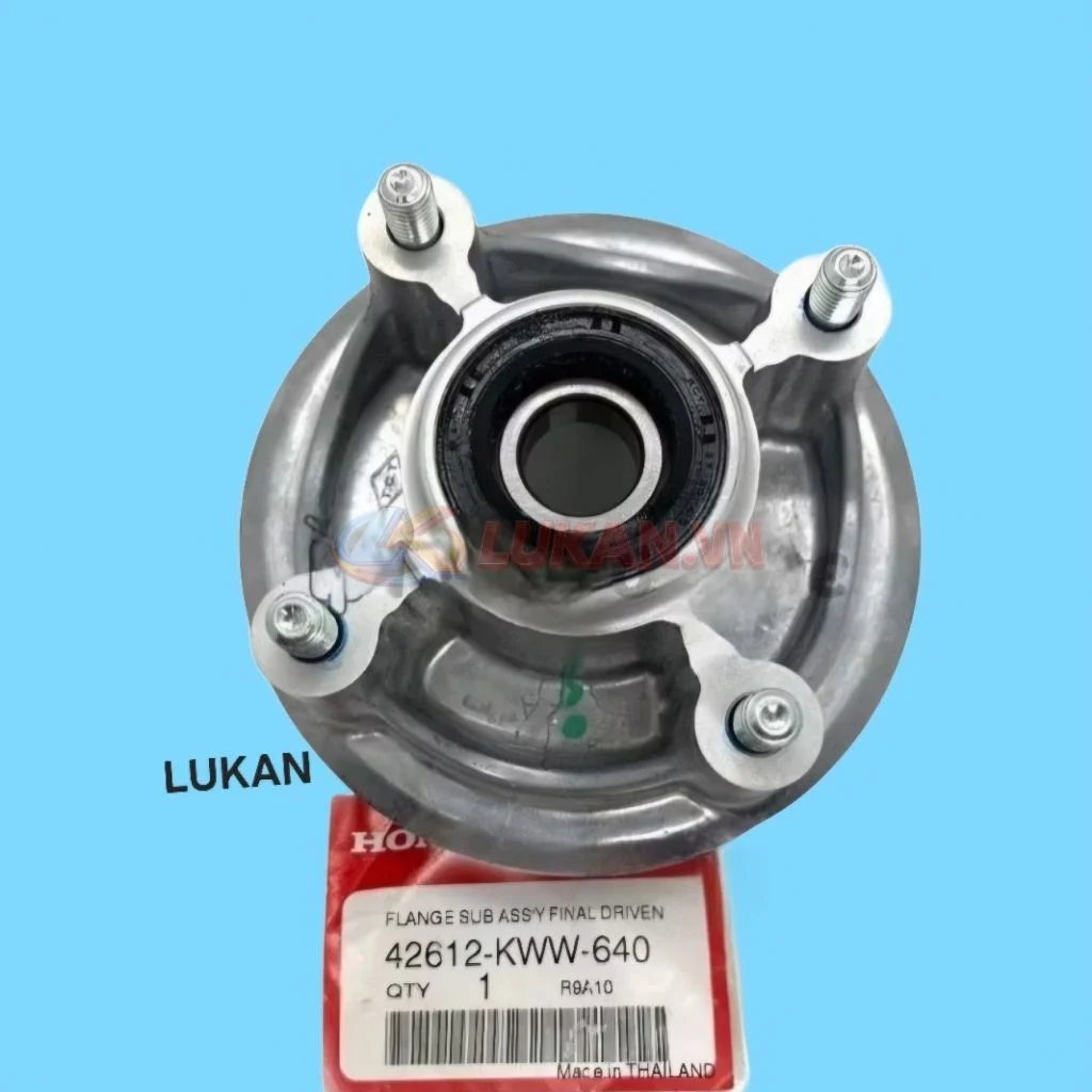 Cùi dĩa nhông tải, đùm bánh sau WAVE S110, RSX, ALPHA 110... zin 42612-KWW-640 - Ảnh 4