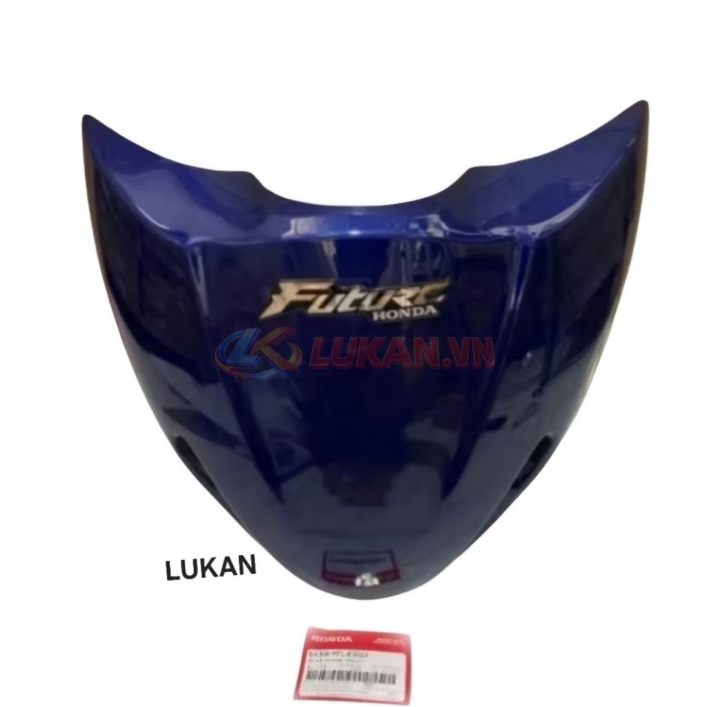 Nhựa ốp mặt nạ trước xe FUTURE 1 đời đầu Xanh mực zin Honda - Ảnh 2