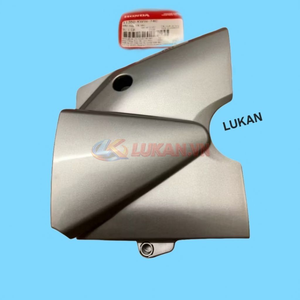 Nhựa ốp che nhông, nắp mang đuôi cá WAVE S110, RSX, DREAM 110... Bạc zin 11360-KWW-740 - Ảnh 2