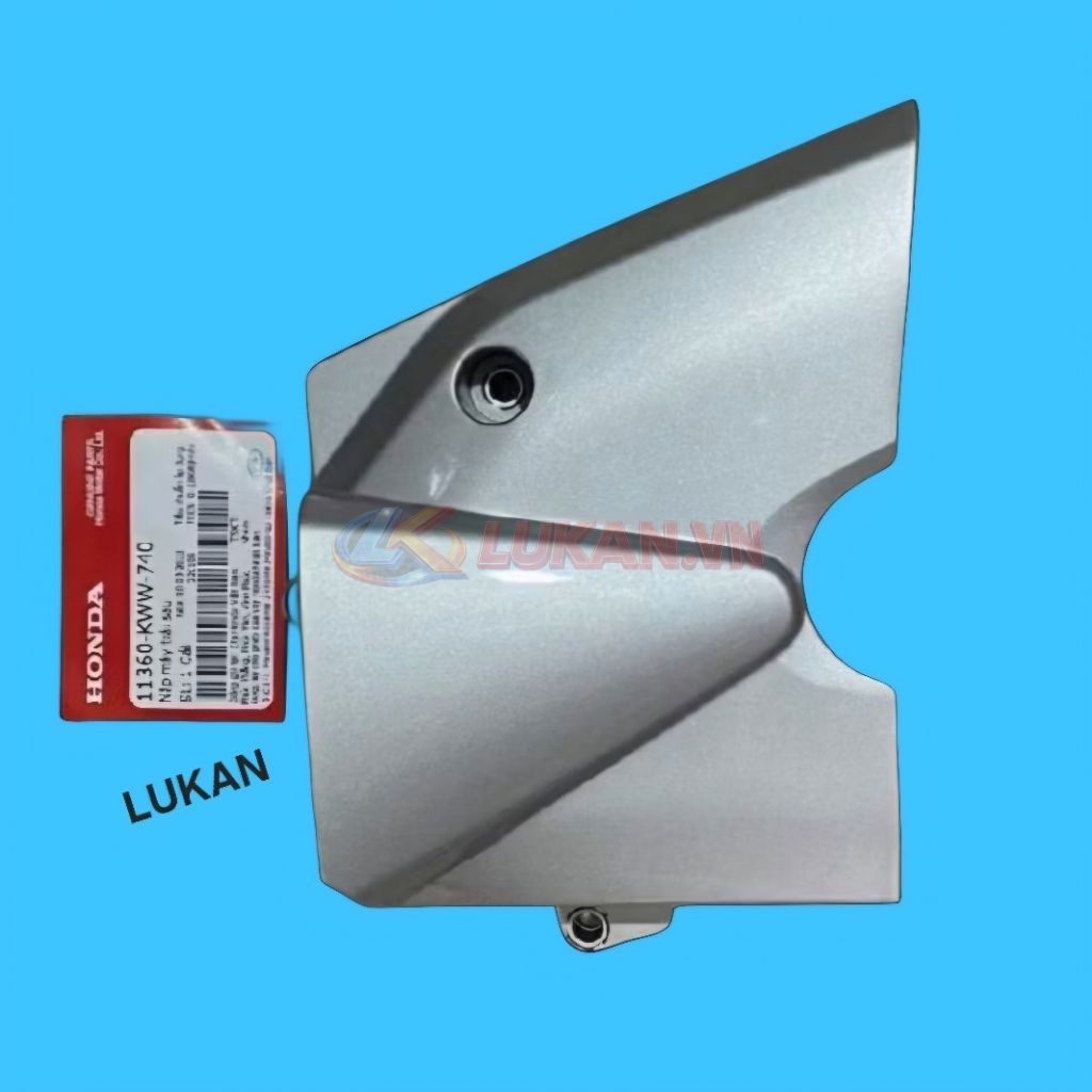 Nhựa ốp che nhông, nắp mang đuôi cá WAVE S110, RSX, DREAM 110... Bạc zin 11360-KWW-740 - Ảnh 3