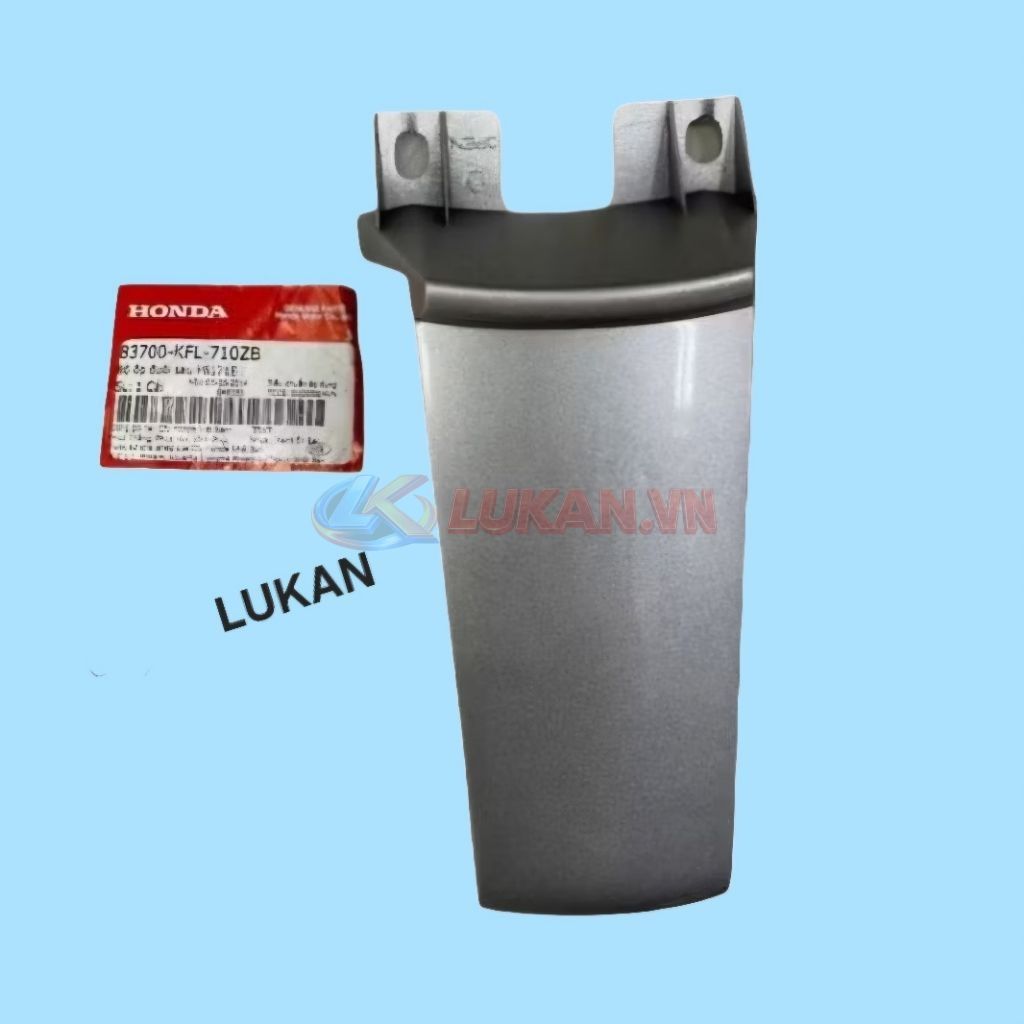Nắp ốp võ nhựa đuôi, mu rùa xe FUTURE 1....đời đầu Bạc zin 13700-KFL-710ZF