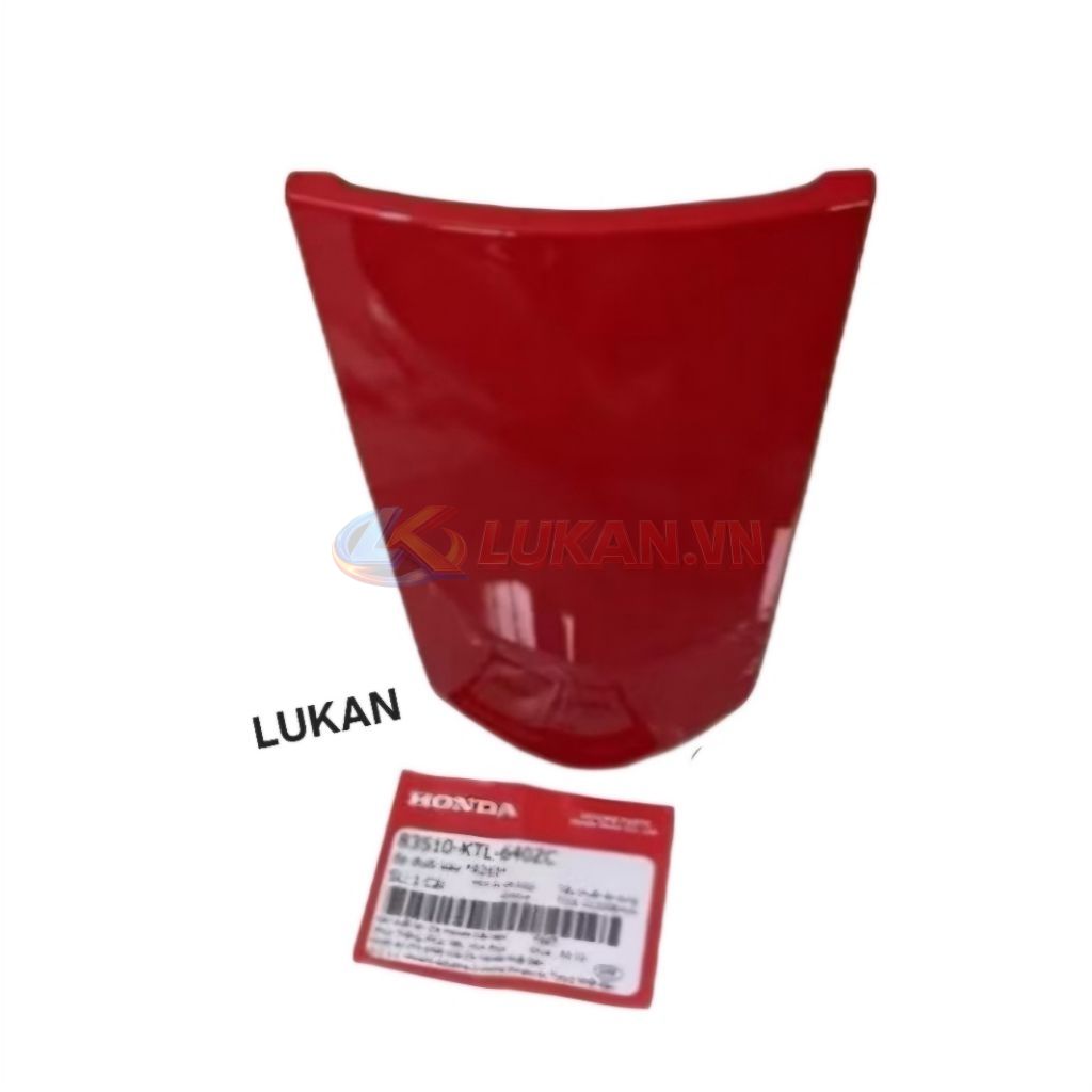 Nắp ốp, võ nhựa đuôi mu rùa WAVE A, ALPHA, RS, S100... Đỏ zin Honda 83510-KTL-640ZC - Ảnh 2