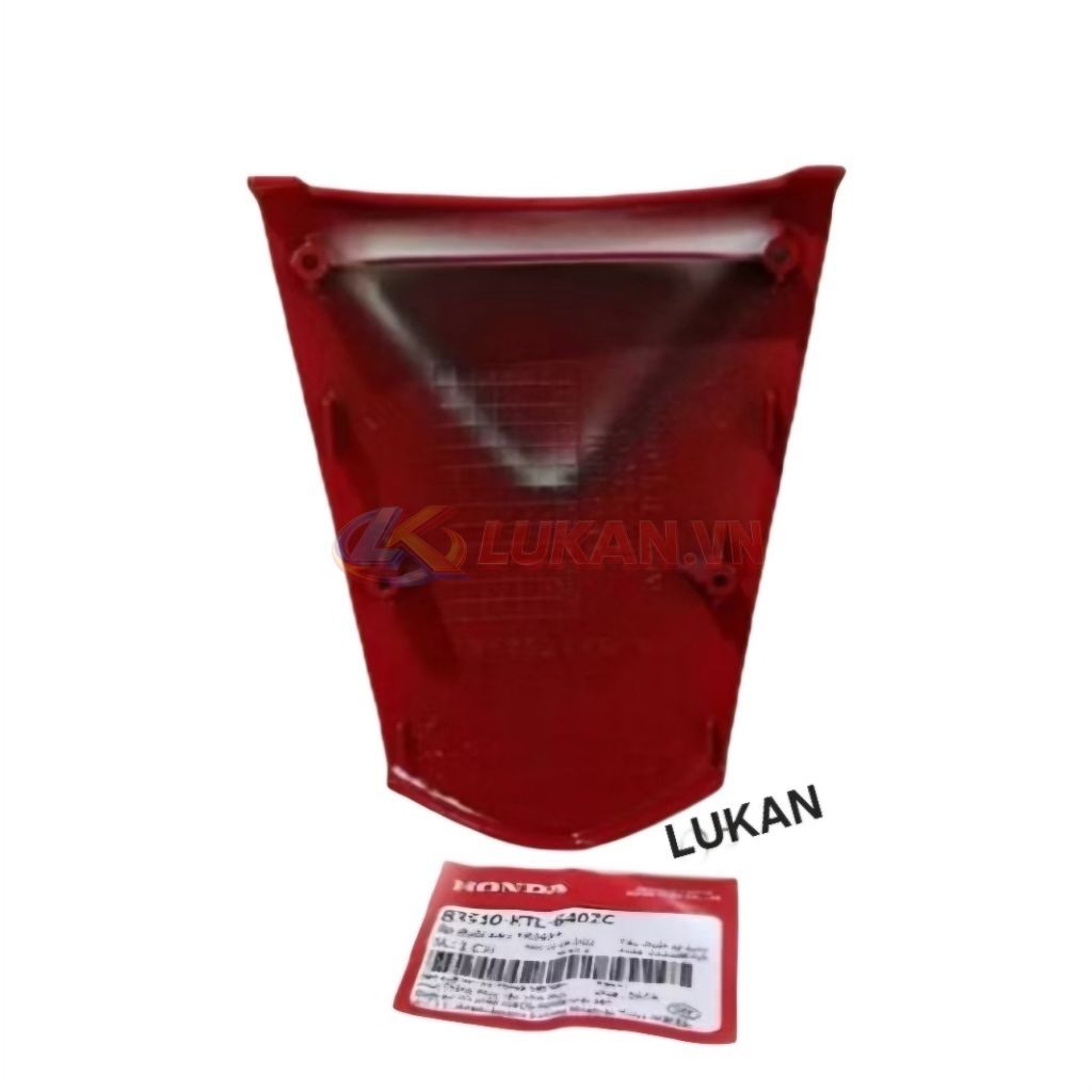 Nắp ốp, võ nhựa đuôi mu rùa WAVE A, ALPHA, RS, S100... Đỏ zin Honda 83510-KTL-640ZC - Ảnh 3
