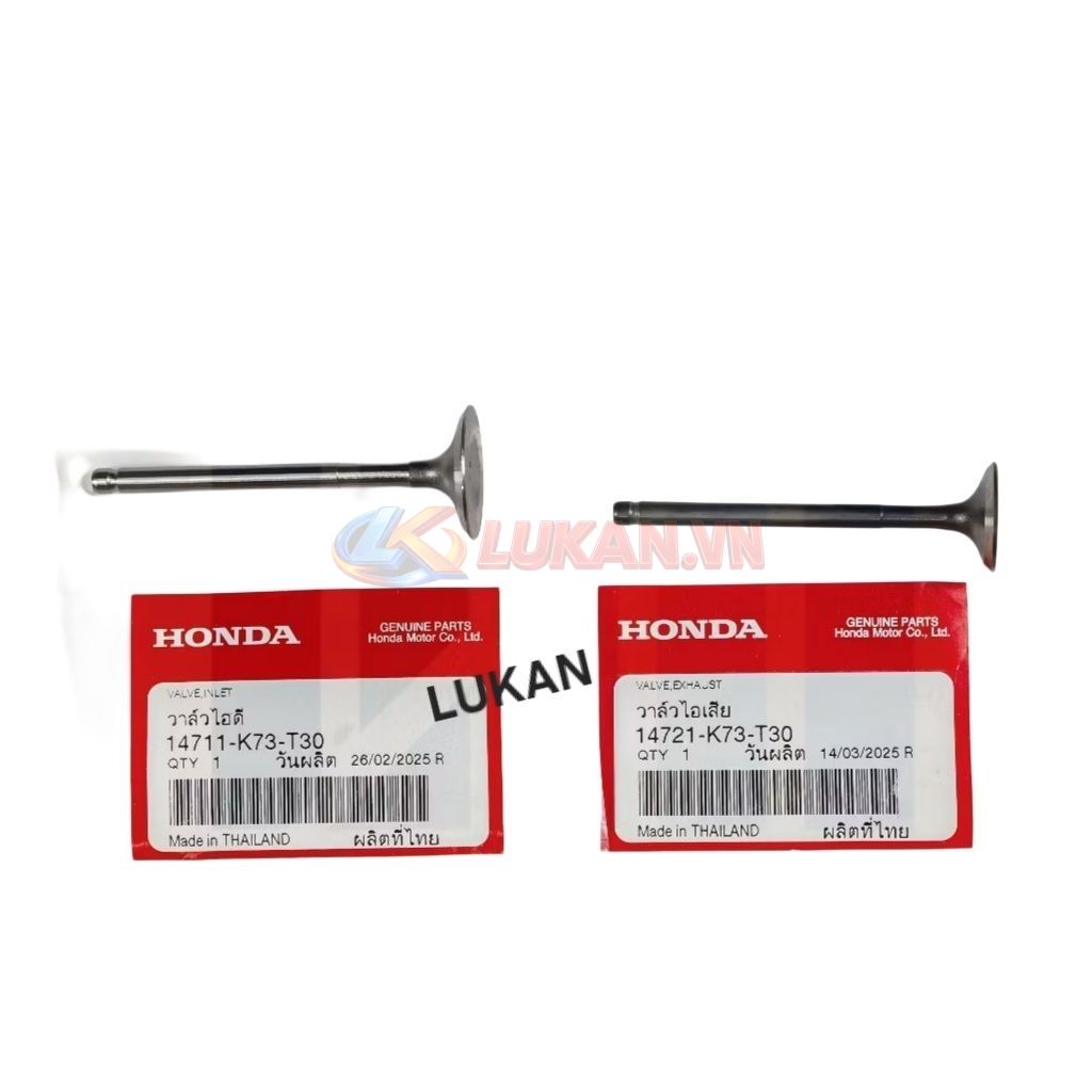 Cây xupap đầu bò quylat FUTURE MẬP, LED, WAVE 125... zin 14711-KYZ-900, 14721-KYZ-900 - Ảnh 5