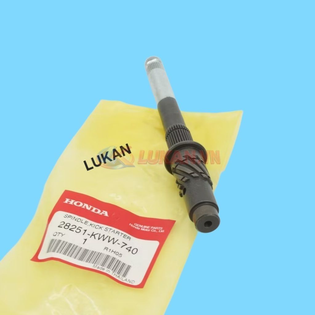Trục cốt nhông giò đạp, khởi động WAVE S110, RSX, BLADE, A110... zin 28251-KWB-B10, KWW-740 - Ảnh 8