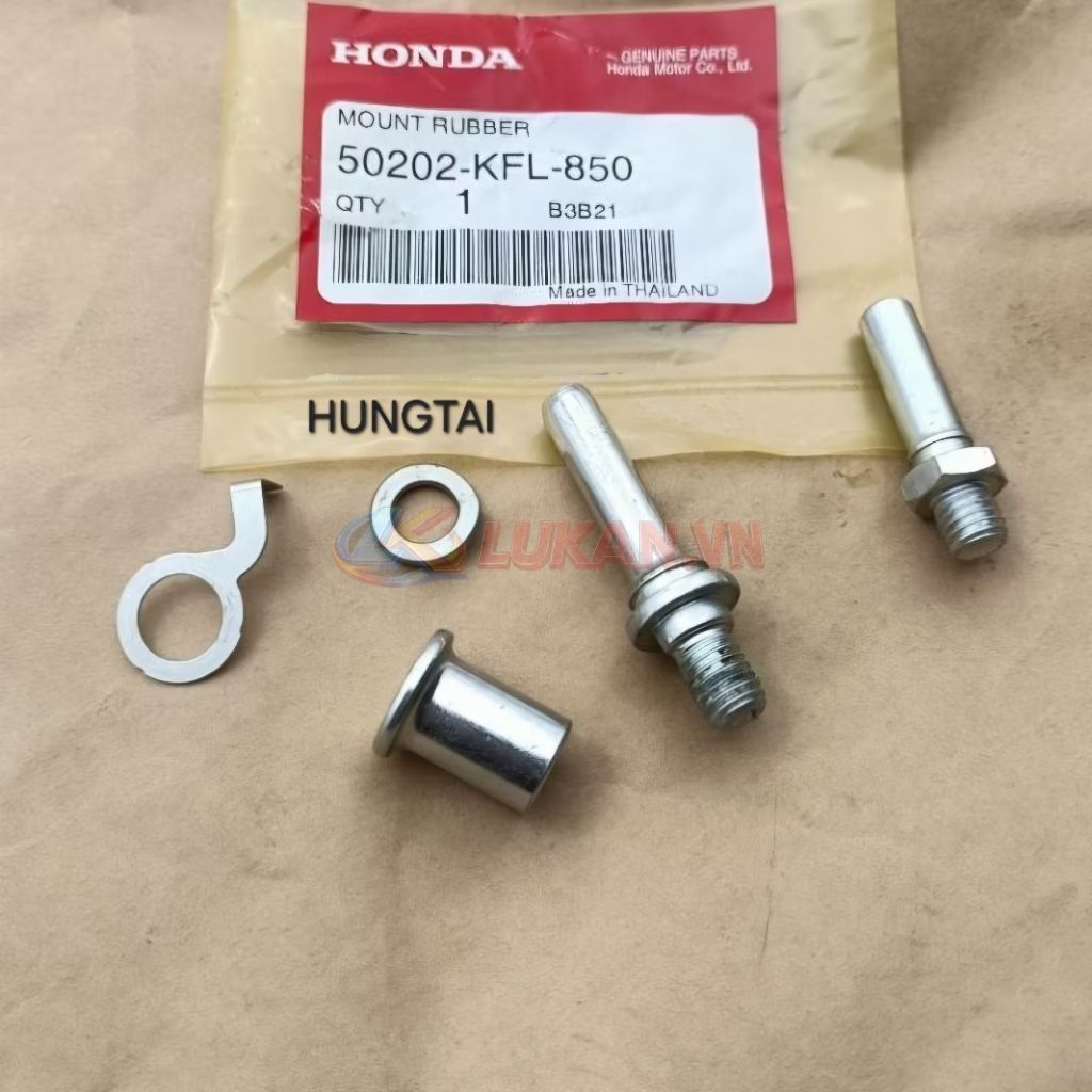 Bộ ốc trục trượt heo dầu phanh đĩa xe WAVE, FUTURE, WINNER... zin - Ảnh 2