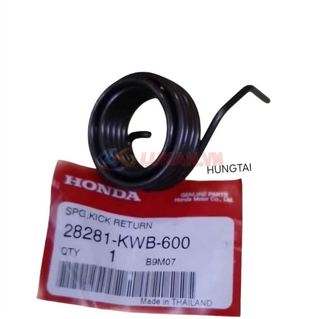 Lò xo trục giò đạp khởi động WAVE S110, RSX, BLADE, A 110... zin 28281-KWB-600 - Ảnh 3