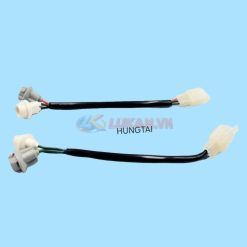Cặp dây điện, giắc cắm đèn xi nhan trước xe DREAM Lùn