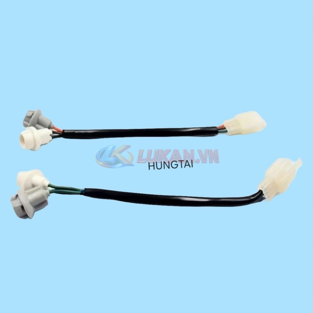 Cặp dây điện, giắc cắm đèn xi nhan trước xe DREAM Lùn - Ảnh 3