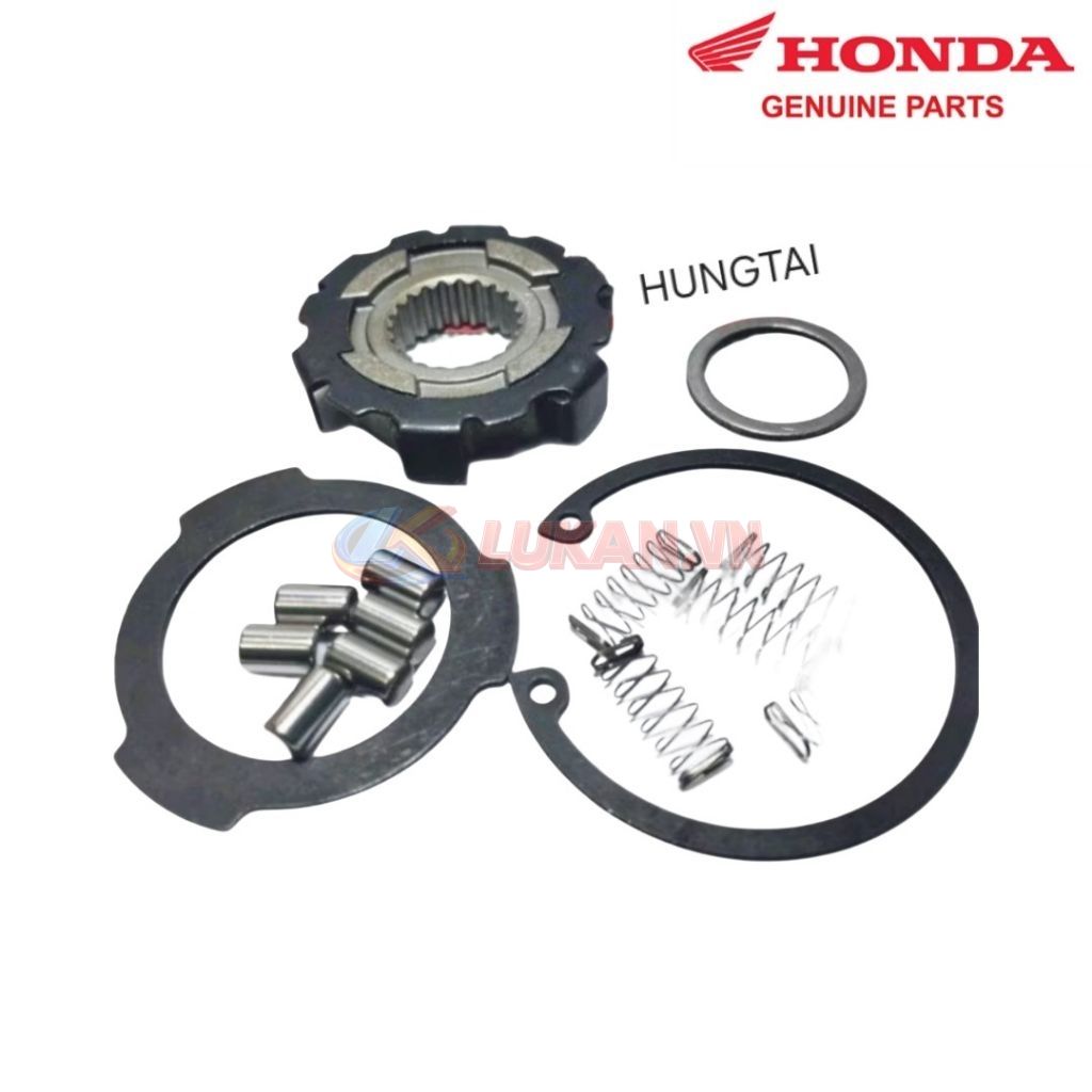 Bộ khâu rế, bi lò xo chuông nồi côn WAVE S110, RSX, BLADE, A110... zin 22630-KWW-742 - Ảnh 3