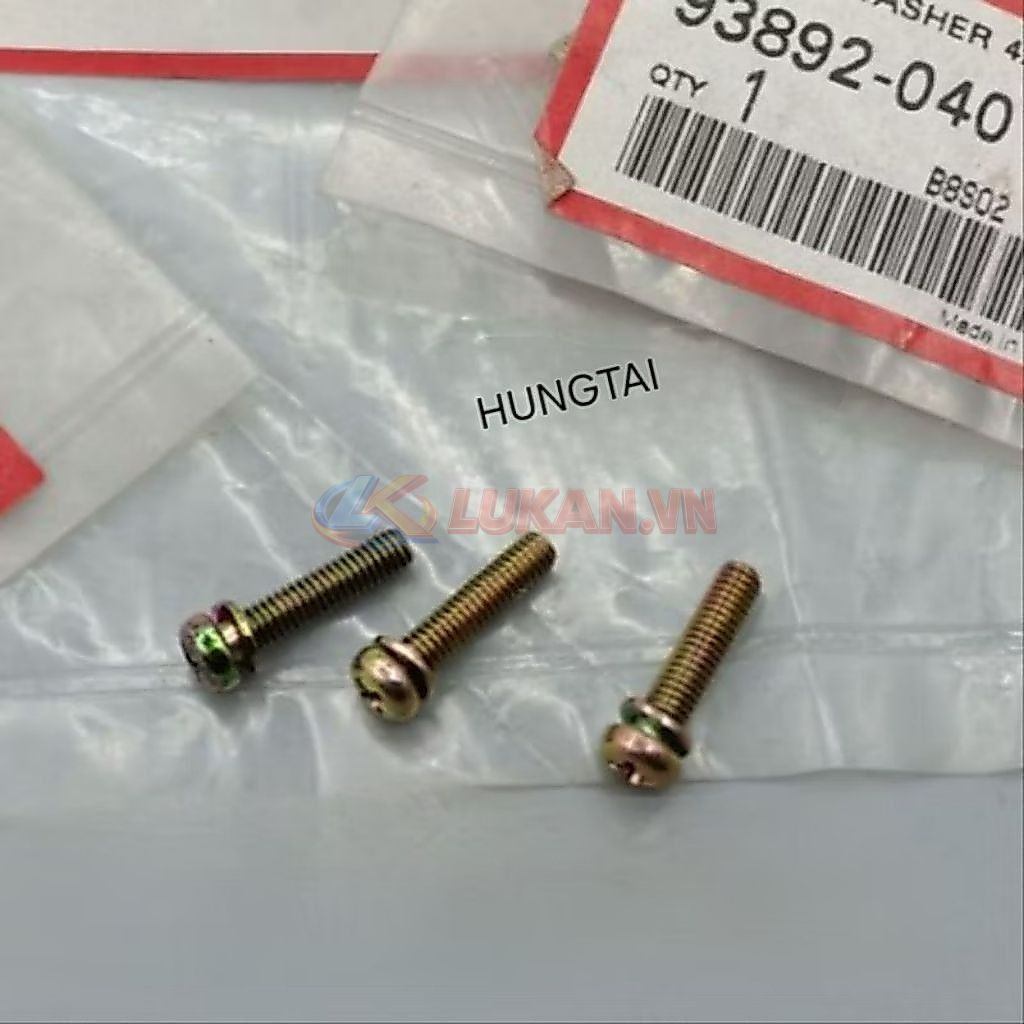 1 ốc, vít chén bình xăng con DREAM, WAVE, FUTURE.... zin 93892-04018-18 - Ảnh 3