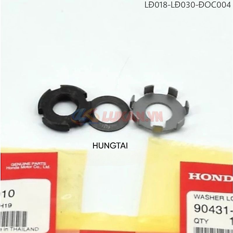 Bộ 3 đệm ốc cốt dên, khóa chuông nồi DREAM, WAVE, FUTURE... zin 90432-086-000