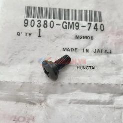 Ốc vít nhựa đuôi rùa xe WAVE Thái, ALPHA... zin Honda Japan 09380-GM9-740