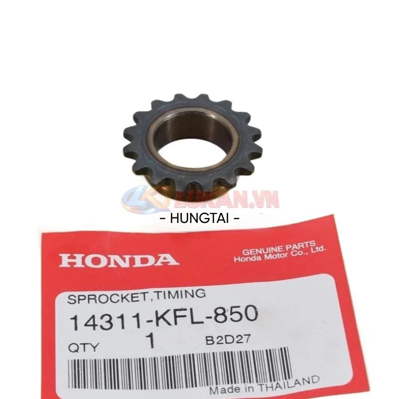 Bánh răng, nhông dên chia thì WAVE Thái 110, FUTURE 1.... trục khuỷu 14311-KFL-850 - Ảnh 2