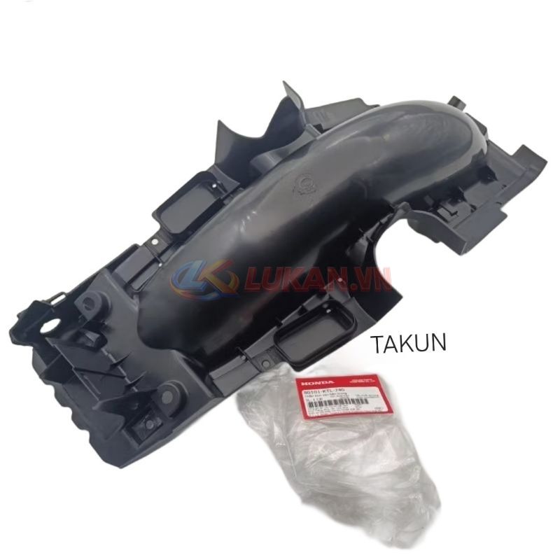 Nhựa lót gầm, sườn bánh sau WAVE A, ALPHA, RS, S100, RSX... zin - Ảnh 3