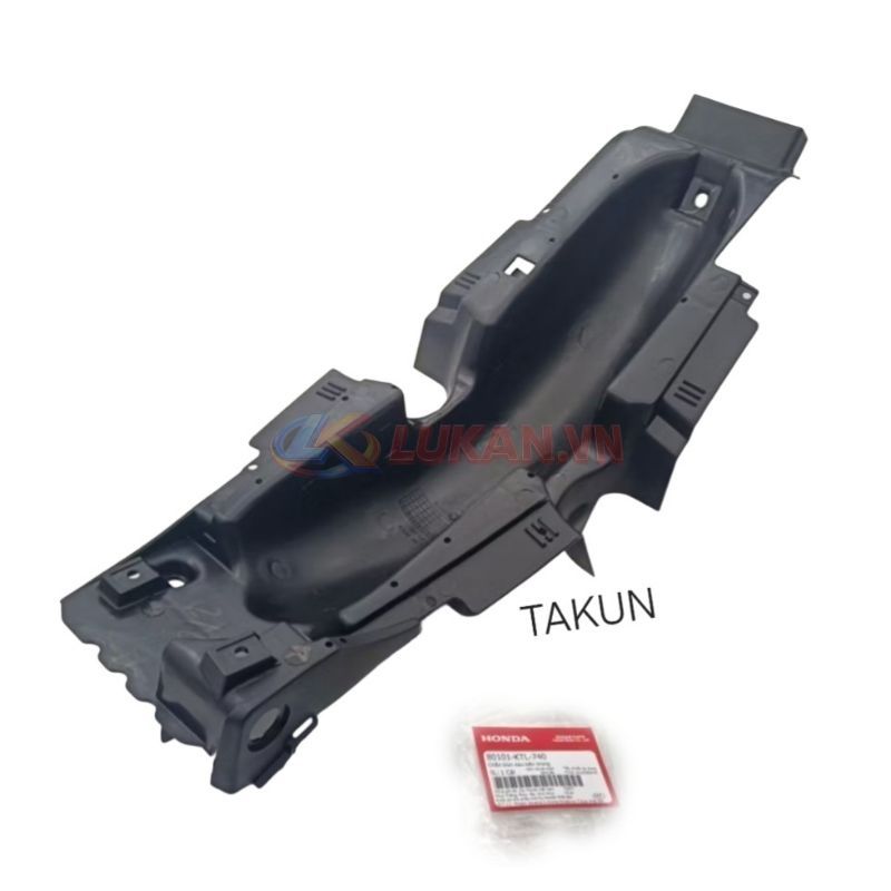 Nhựa lót gầm, sườn bánh sau WAVE A, ALPHA, RS, S100, RSX... zin - Ảnh 2