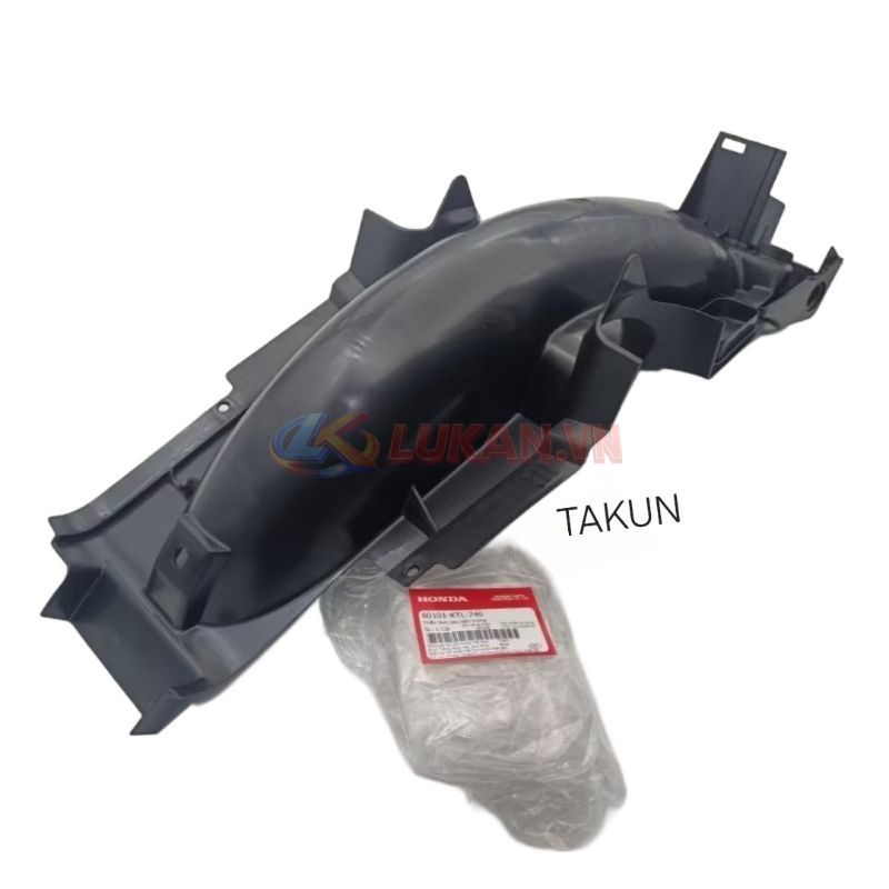 Nhựa lót gầm, sườn bánh sau WAVE A, ALPHA, RS, S100, RSX... zin - Ảnh 4