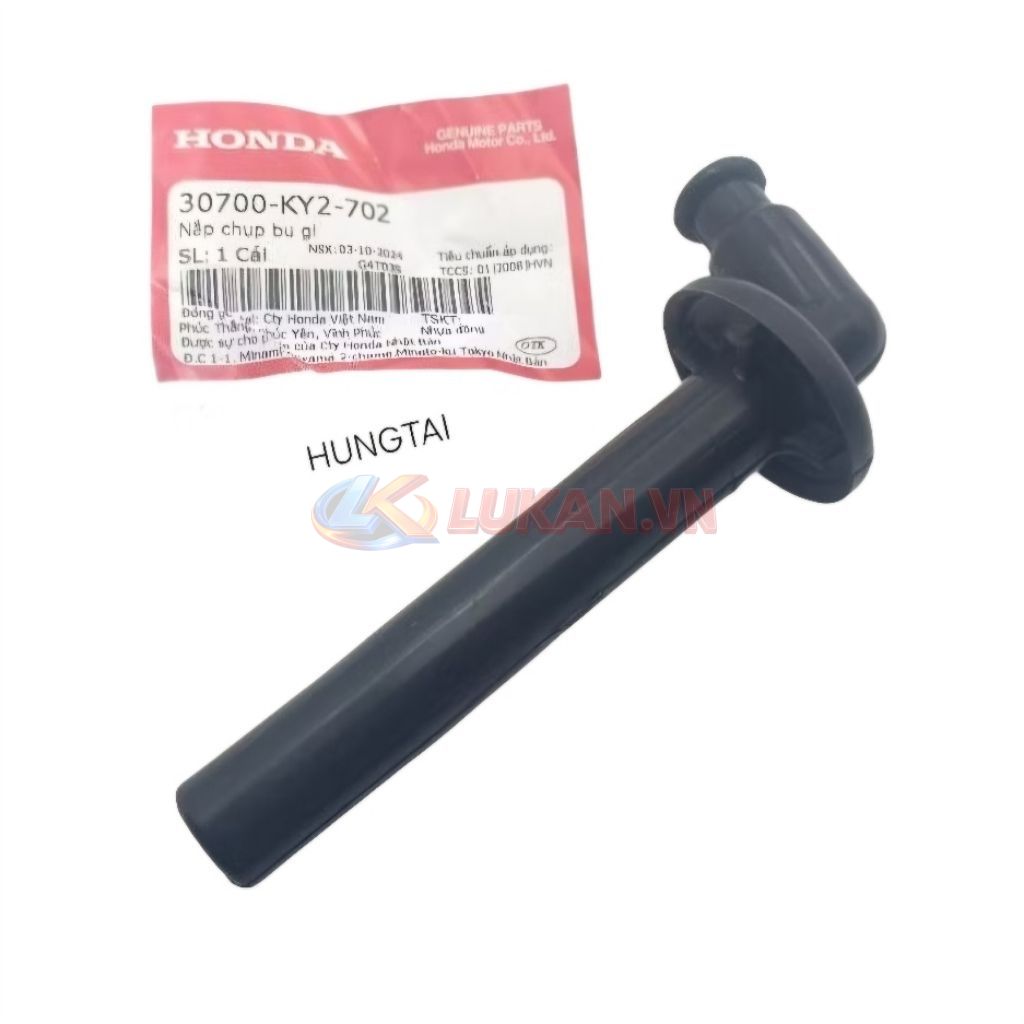 Đầu nắp tẩu chụp bugi xe WINNER, SONIC, CBR, RS 150... zin 30700-KY2-702