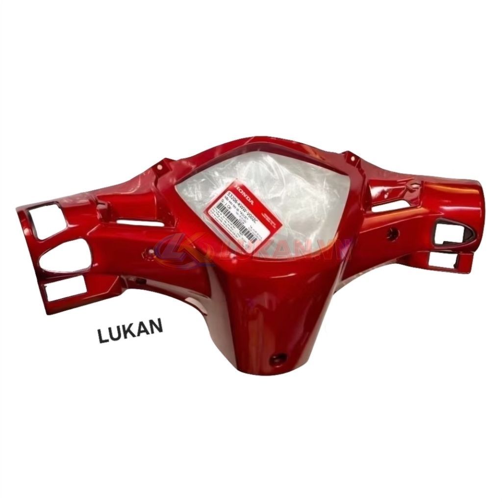 Nhựa ốp võ đầu, bợ cổ gáy WAVE S110, RSX... Đỏ bóng, bàn thờ zin 53206- KWW-V00ZC