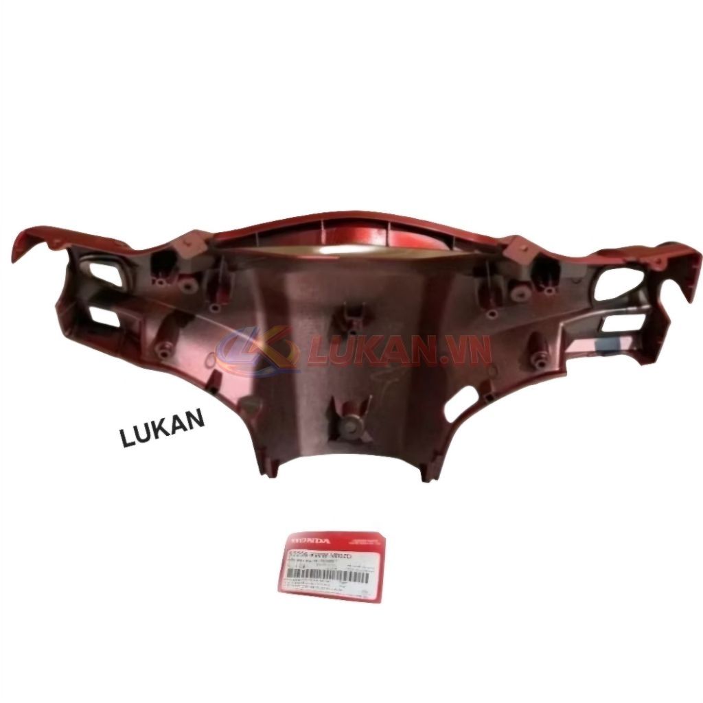 Nhựa ốp võ đầu, bợ cổ gáy WAVE S110, RSX... Đỏ bóng, bàn thờ zin 53206- KWW-V00ZC - Ảnh 2