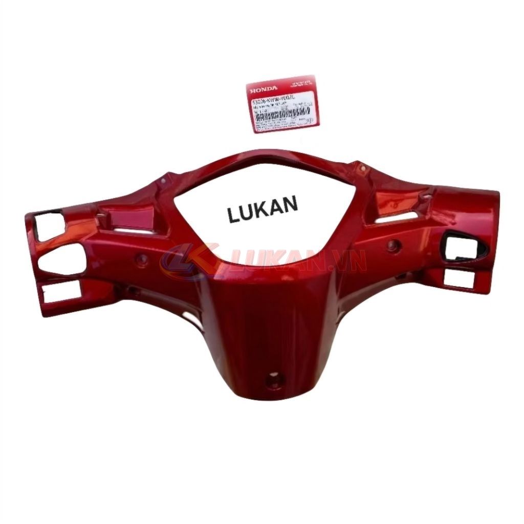 Nhựa ốp võ đầu, bợ cổ gáy WAVE S110, RSX... Đỏ bóng, bàn thờ zin 53206- KWW-V00ZC - Ảnh 4