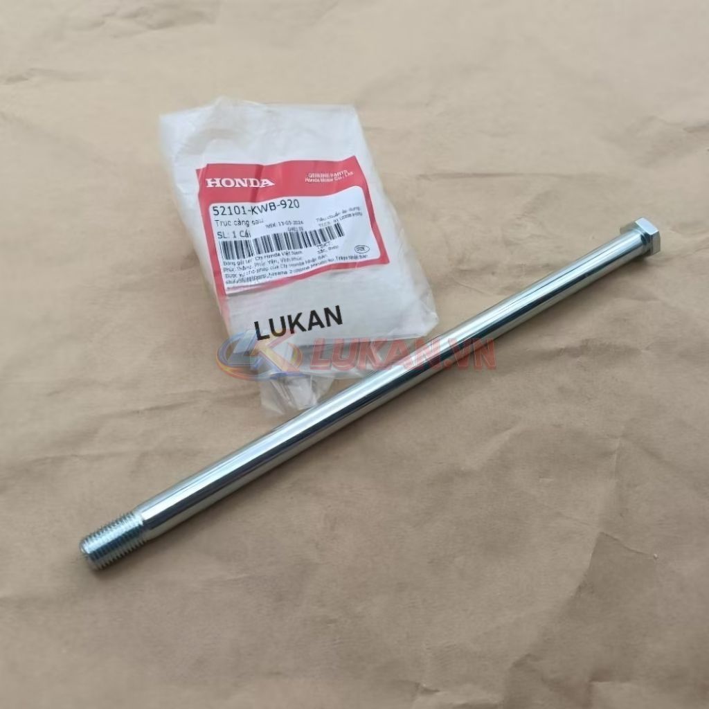 Trục cốt càng gắp, gấp sau WAVE S110, RSX, BLADE, ALPHA 110.... zin 52101-KWB-920 - Ảnh 4