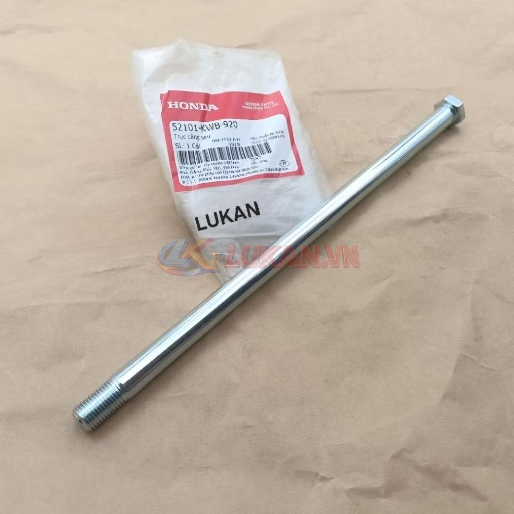 Trục cốt càng gắp, gấp sau WAVE S110, RSX, BLADE, ALPHA 110.... zin 52101-KWB-920 - Ảnh 3