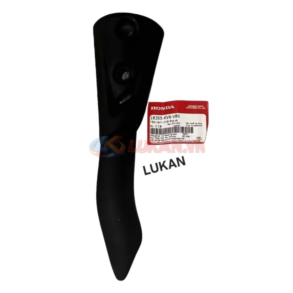 Ốp đen vĩ che thân pô ống xã xe WAVE RSX 100 zin Honda 18355-KVR-V80 - Ảnh 4