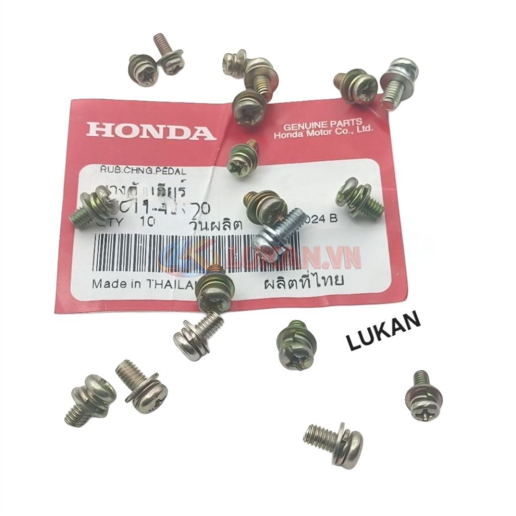 1 Ốc vít bắt chổi than motor củ đề DREAM, WAVE, FUTURE... zin - Ảnh 4