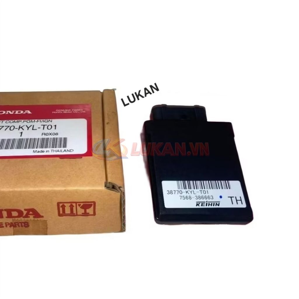 Cục IC, ECU đánh lửa điện xe FUTURE X 125 FI zin chính hãng 38770-KYL-T01 - Ảnh 2