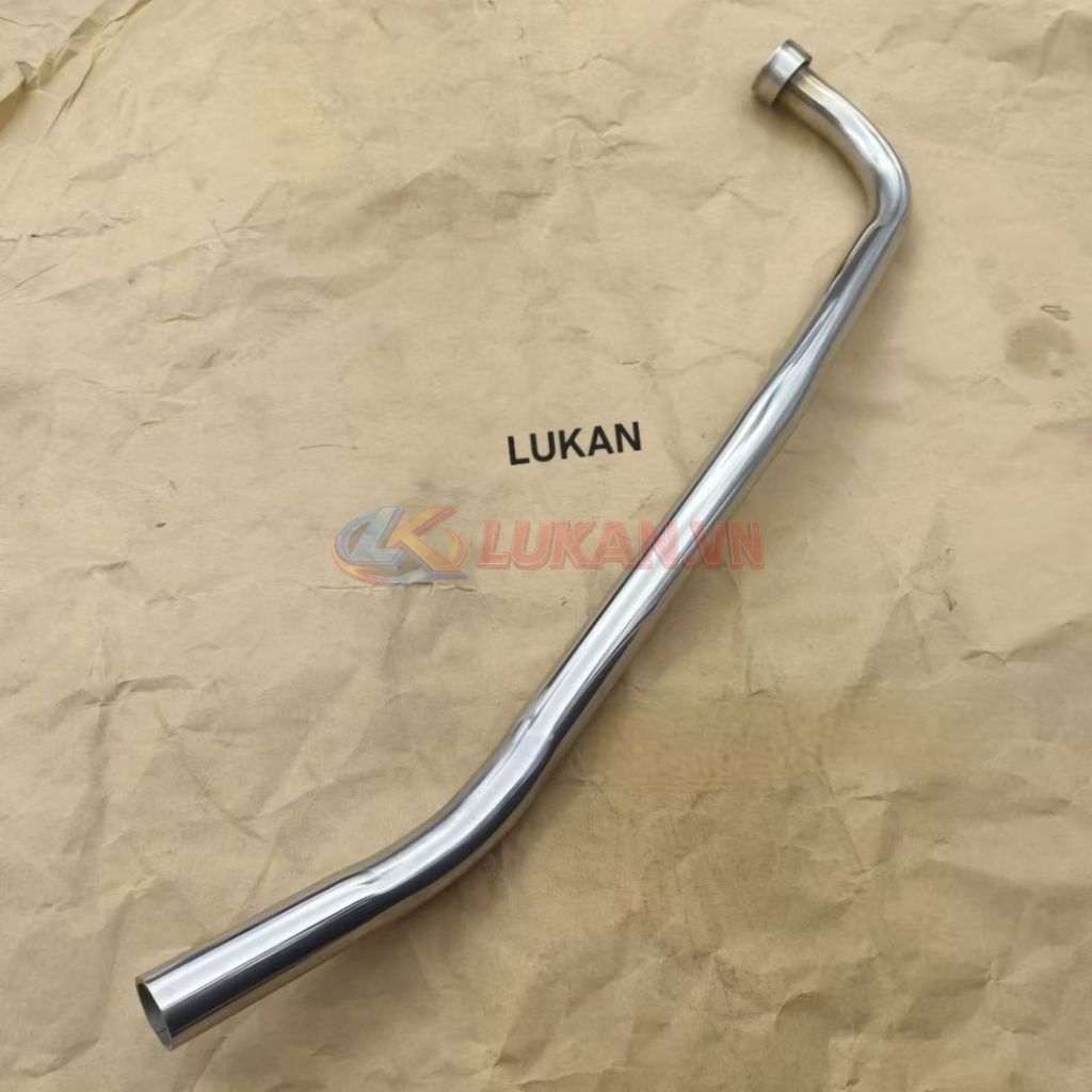 Cổ pô ống xã inox 201 xe WAVE RSX 100 phi lỗ 22 - Ảnh 3