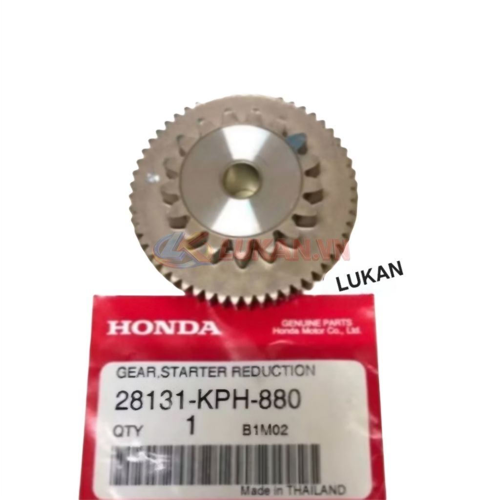 Bánh răng, nhông dĩa đề 2 tầng FUTURE 2, NEO, X, WAVE 125... zin 28131-KPH-880 - Ảnh 2
