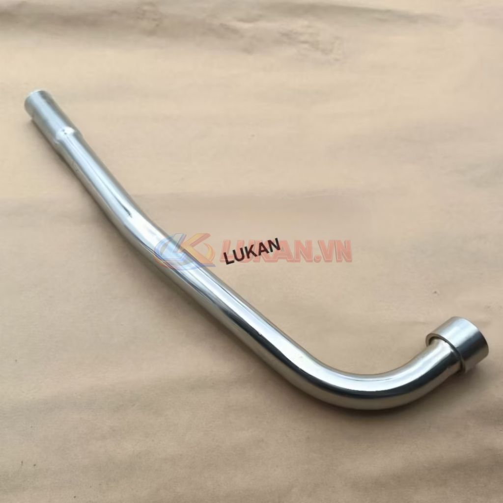 Cổ pô ống xã sắt, inox xe WAVE A, ALPHA, RS, S100... phi 22 - Ảnh 2