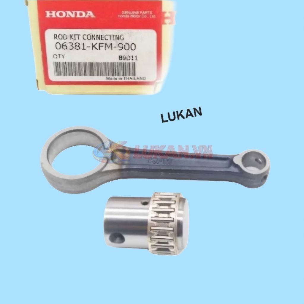 Tay dên, trục khuỷu thanh truyền WAVE S110, RSX, BLADE, ALPHA 110... zin 06381-KFM-900 - Ảnh 4