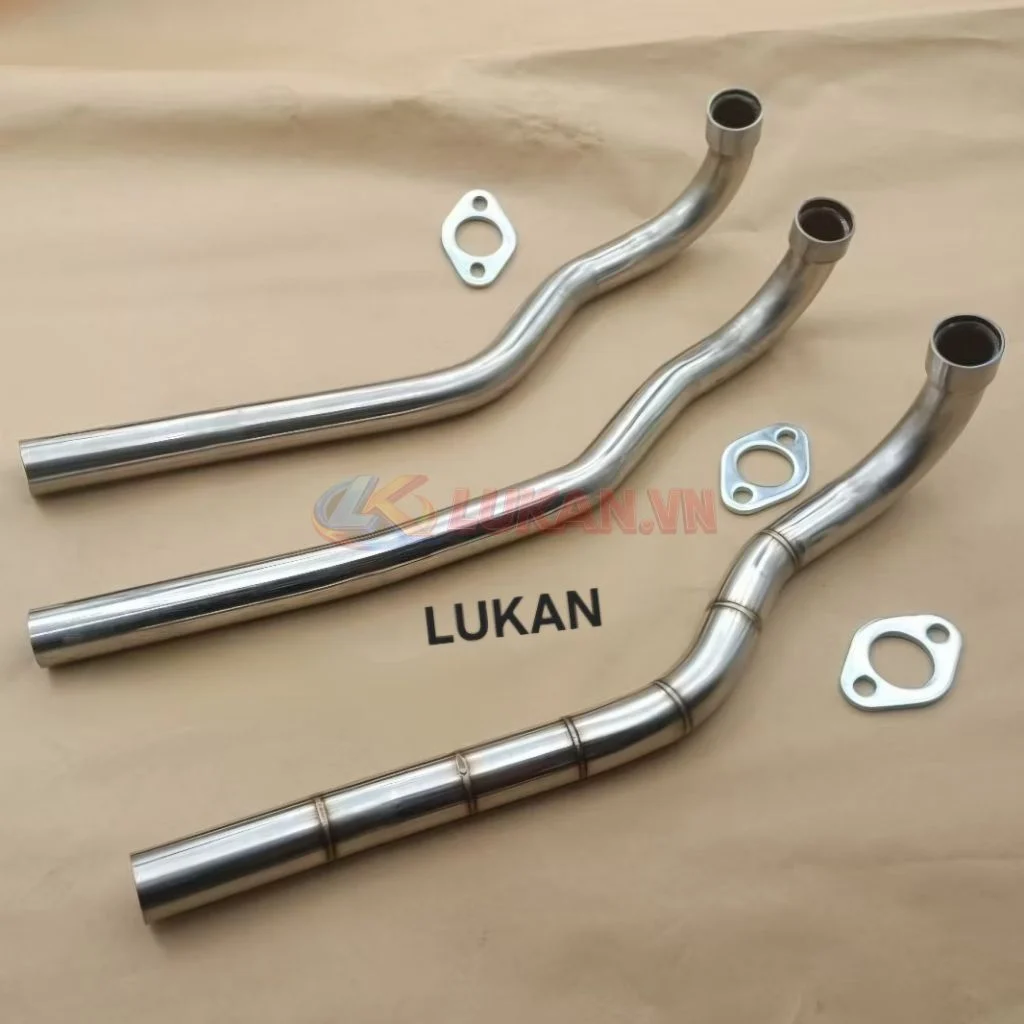 Cổ pô ống xã inox 201, 304 xe FUTURE 2, NEO, X 125... phi lỗ 27 - Ảnh 2