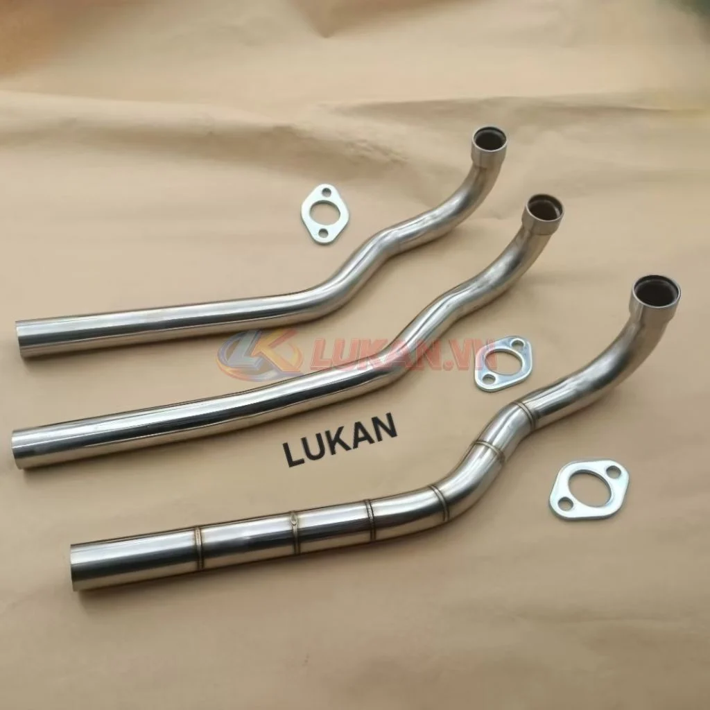 Cổ pô ống xã inox 201, 304 xe FUTURE 2, NEO, X 125... phi lỗ 27 - Ảnh 3