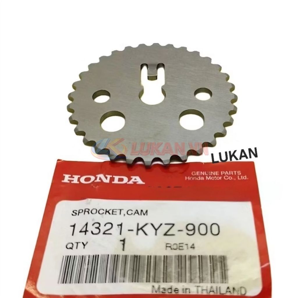 Bánh răng, nhông dĩa cam FUTURE MẬP, LED 125... zin Honda 14321-KYZ-900 - Ảnh 3