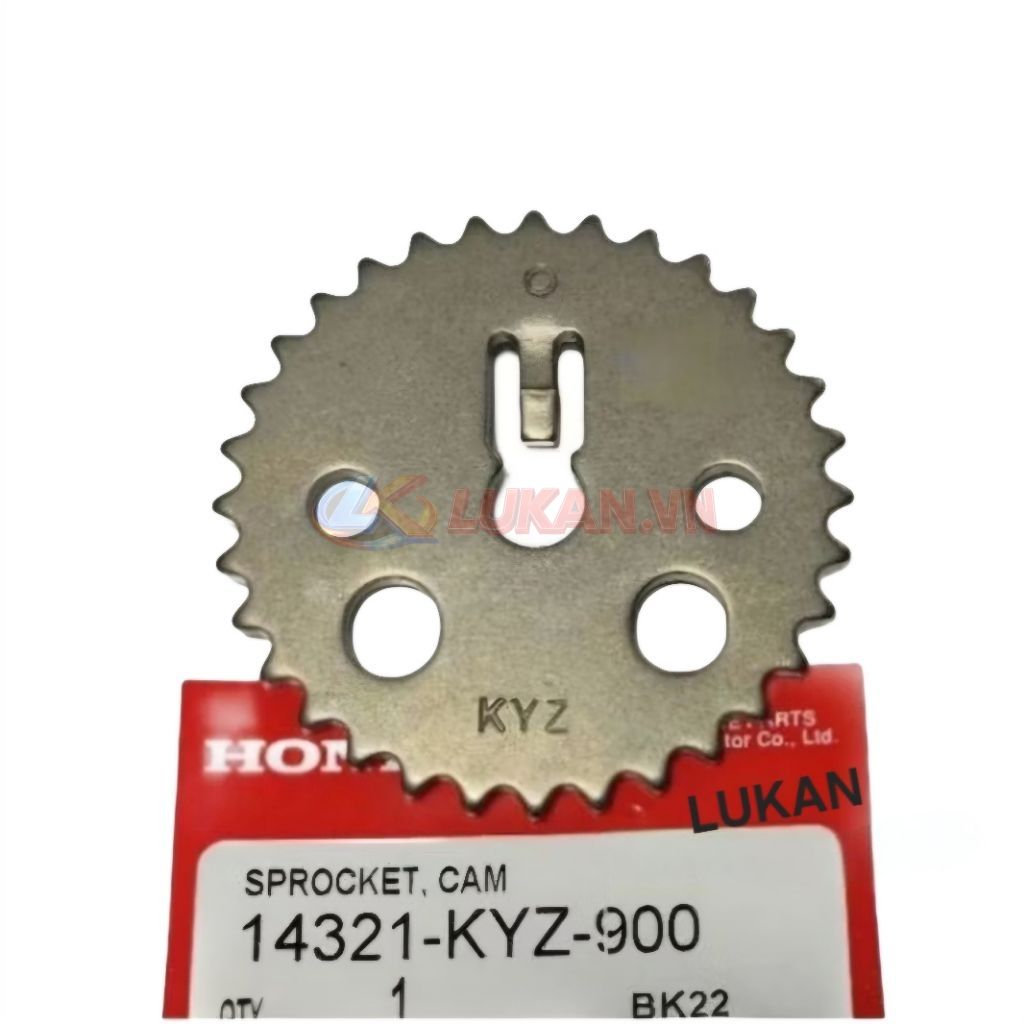 Bánh răng, nhông dĩa cam FUTURE MẬP, LED 125... zin Honda 14321-KYZ-900 - Ảnh 4