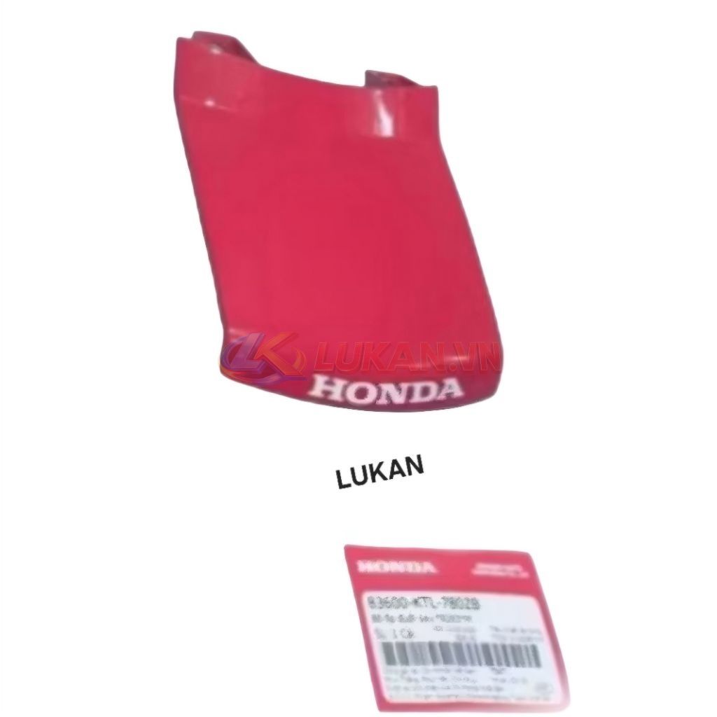 Nắp ốp võ nhựa đuôi, mu rùa WAVE ZX Đỏ zin chính hãng 83600-KTL-790ZB - Ảnh 3