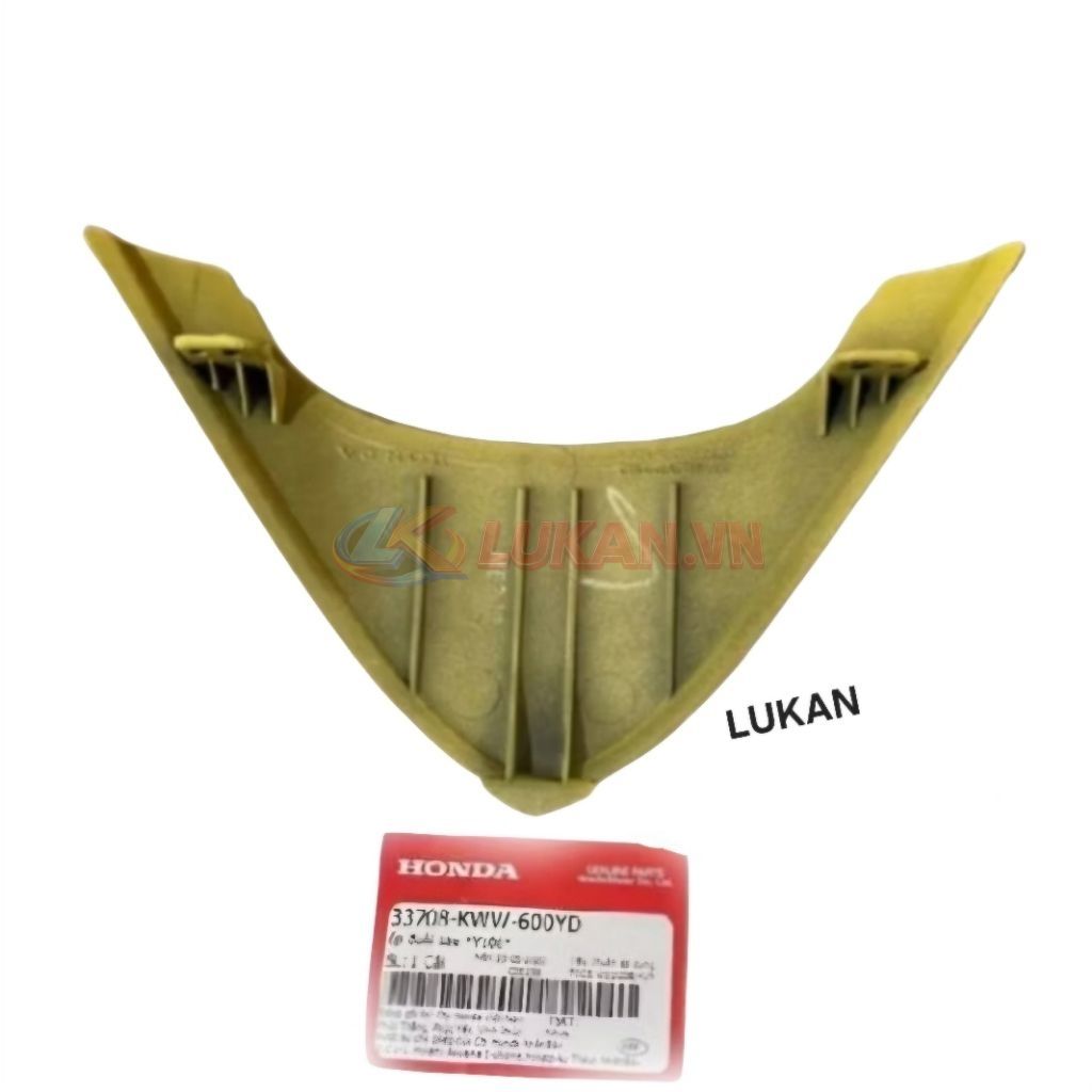 Nắp ốp võ nhựa đuôi, mu rùa WAVE S110, RS, RSX.... Vàng zin Honda 33708-KWW-600YD - Ảnh 2