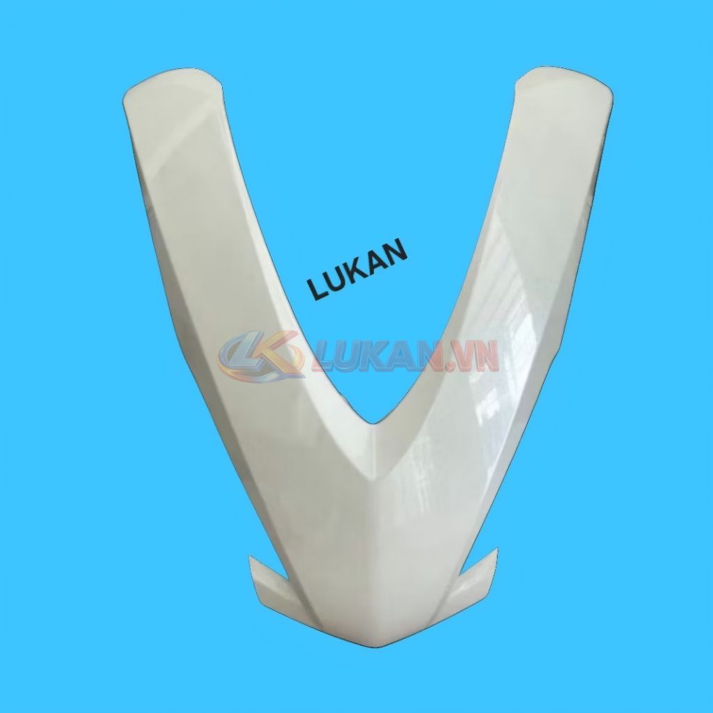 Chữ V nhựa mặt nạ trước xe FUTURE NEO 125 Trắng zin Honda - Ảnh 2